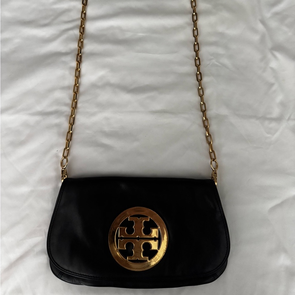 Tory Burch Black Leather Crossbody Bag